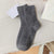 Comfy Solid-Colored Wool Winter Cashmere Socks