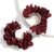 Delicate C-shaped Lace Flower Earrings