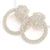 Deluxe Fashion Full Rhinestone Round Jewelry Statement Dangle Earrings