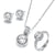 Deluxe Zircon Adorned Jewelry Set