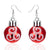 Gleeful Christmas Ball Dangle Earring Collection