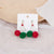 Gleeful Christmas Ball Dangle Earring Collection