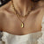 Edgy Thick Chain Layered with Multi-Style Pendant Necklaces