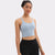 Elastic And Padded Fitness Sports Crop Top