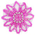 Elastic Crochet Pearls with Shiny Rhinestones Hair Bun