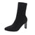 Elastic Stilettos Heel Pointed Toe Knitted Ankle Sock Boots