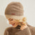 Elastic Two-Tone Winter Fashion Knitted Bonnet Hats