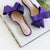 Elegant Bow Slides Pointed Toe Flat Sandals