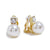 Elegant Clip-On Bejeweled Earrings