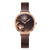 Elegant Flower Dial with Stainless Steel Mesh Band Quartz Watch