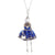 Elegant Fur Coat Fashionista Doll Beaded Long Necklace - Special Collection