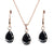 Elegant Rhinestone Necklace and Earring Set