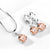 Elegant Round Cubic Zirconia Crystal Hypoallergenic Necklace and Earrings Set