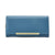 Elegant Solid-Colored Vegan Leather Long Purse Clutch Wallets