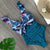 Enchanting Tropical Floral Print Ruffled One Piece Swimsuit