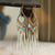 Ethnic Bohemian Long Beaded Feather Tassel Dangle Earrings