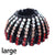 Expandable Retro Birds Nest Shaped Hair Claws With Rhinestone Accessory