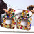 Extravagant and Colorful Geometric Rhinestone Statement Earrings