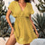Light and See-Through V-Neck Beach Swimwear Cover-up Dress