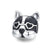 Fabulous Sterling Silver Zircon Adorned Dog Charm Pendants