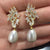 Fabulous Zircon Pearl Drop Earrings Collection