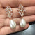 Fabulous Zircon Pearl Drop Earrings Collection