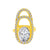 Fancy Inlaid Zircon Adjustable Fingertip Nail Jewelry Rings