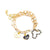 Fashion Chain Bracelets with Multiple Charms