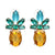 Fashion Statement Crystal Fruit Drop Dangle Bohemian Earrings