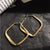 Fashionable Geometric Twist Metal Round Hoop Earrings Collection