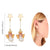 Festive Shimmer Christmas Ornaments Dangling Earrings