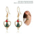 Festive Shimmer Christmas Ornaments Dangling Earrings