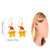 Festive Shimmer Christmas Ornaments Dangling Earrings