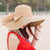Floppy Wide Brim Beach Summer Hats with Chic Bow Tie