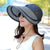 Floppy Wide Brim Button Straw Sun Protection Hat