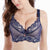 Floral Lace Push Up Padded and Underwired Bra