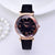 Flower Power Glitter Quartz Wrist Watch