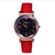 Flower Power Glitter Quartz Wrist Watch
