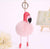 Fluffy Flamingo Handbag Pompom