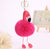 Fluffy Flamingo Handbag Pompom