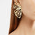 Fluttering Hollow Big Butterfly Wings Statement Earrings