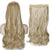 Full Head Long Straight and Curly High-Temperature Clip-In Hair Wigs Extension