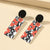 Fun and Bright Nature-Inspired Summer Retro Flower Acrylic Earrings