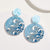 Fun and Bright Nature-Inspired Summer Retro Flower Acrylic Earrings