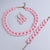 Fun and Bright Solid-Colored Acrylic Chain Jewelry Sets