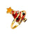 Fun and Colorful Christmas Themed Rings