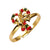 Fun and Colorful Christmas Themed Rings