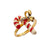 Fun and Colorful Christmas Themed Rings