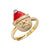 Fun and Colorful Christmas Themed Rings