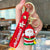 Fun-filled Christmas Themed Charm Keychains